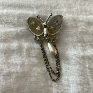 VINTAGE- Butterfly Brooch